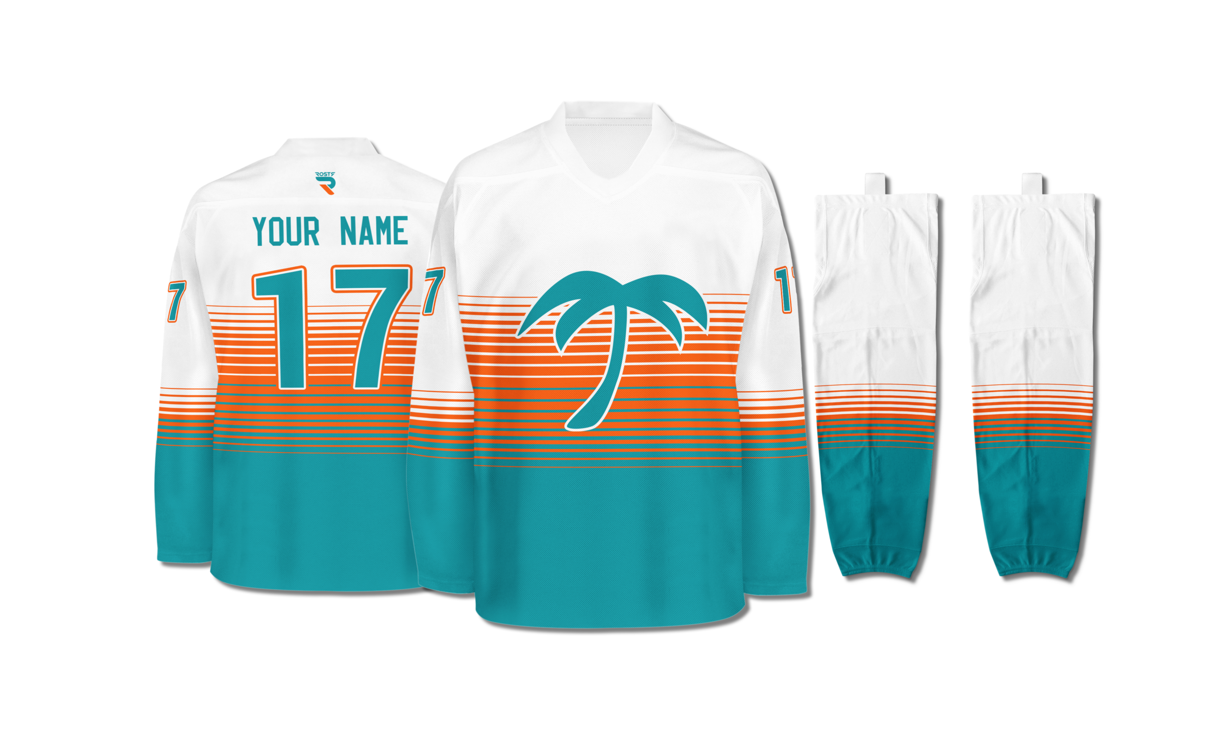 Tropics White Game Jersey — Beer League Bender