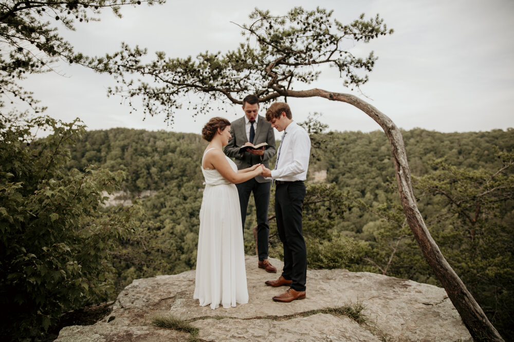 A Fall Creek Falls Secret Overlook Ceremony