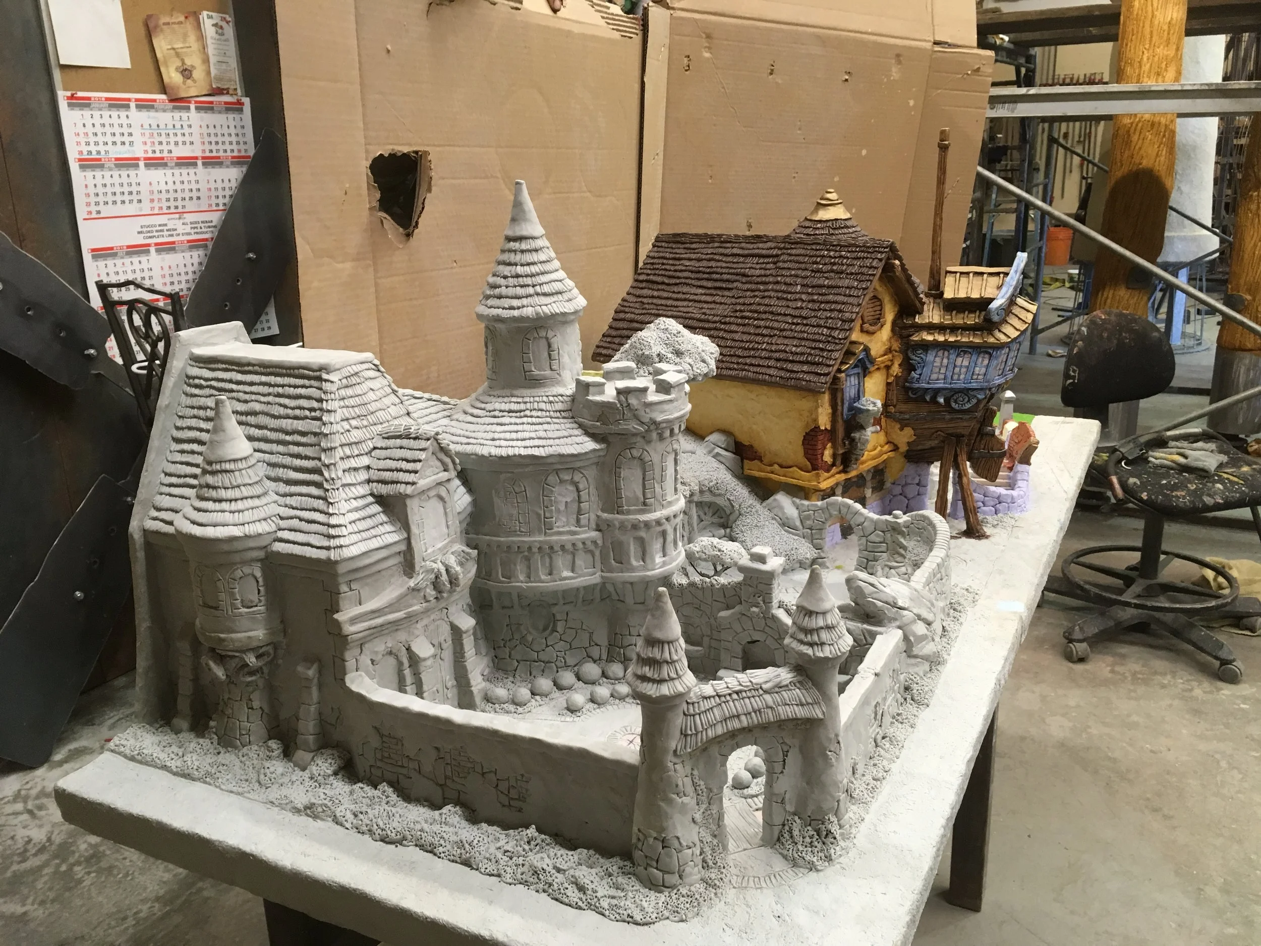 Hazelnut Inn Half-painted Model.JPG