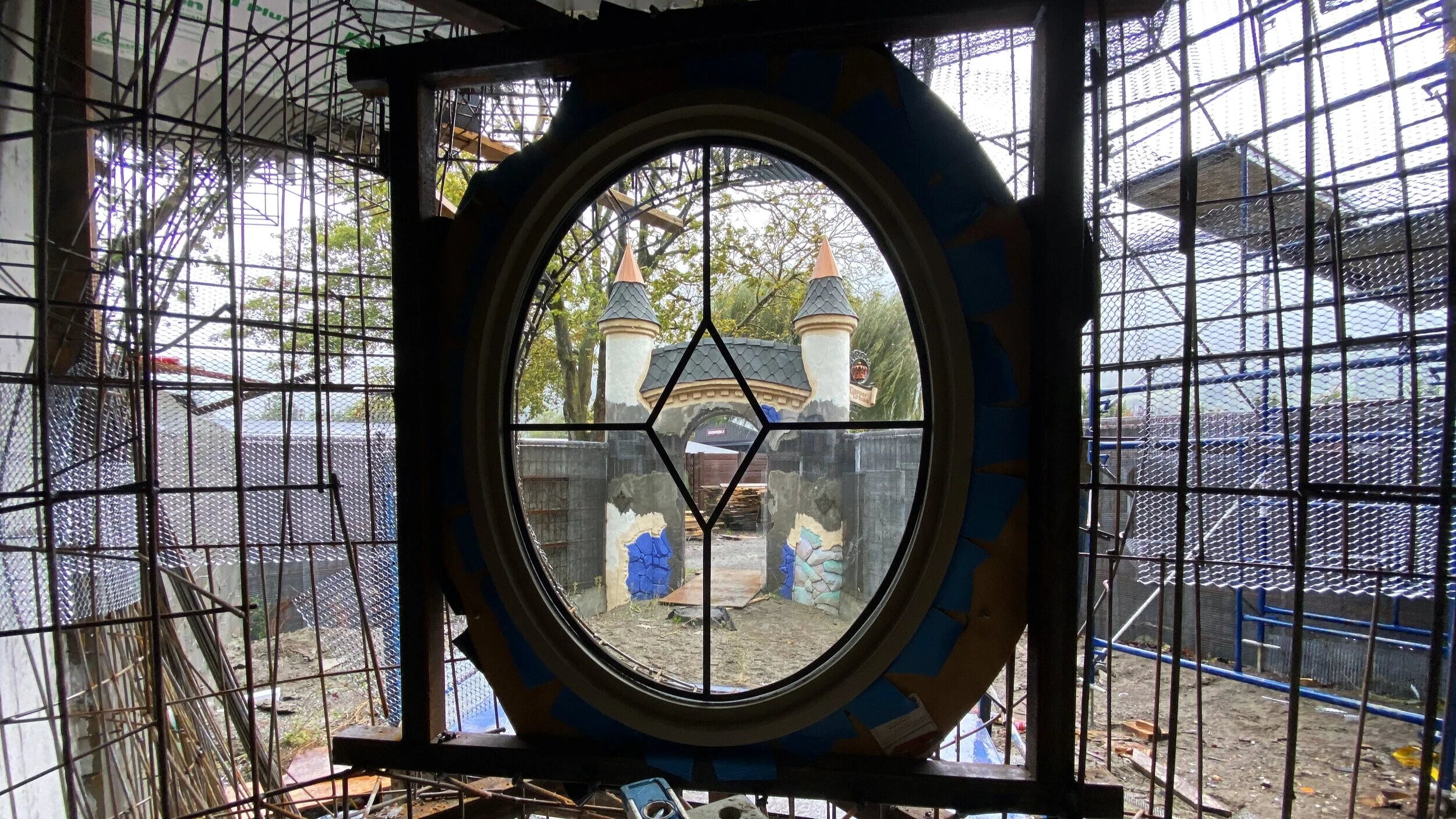 Castle Kitchen Window Oct 16