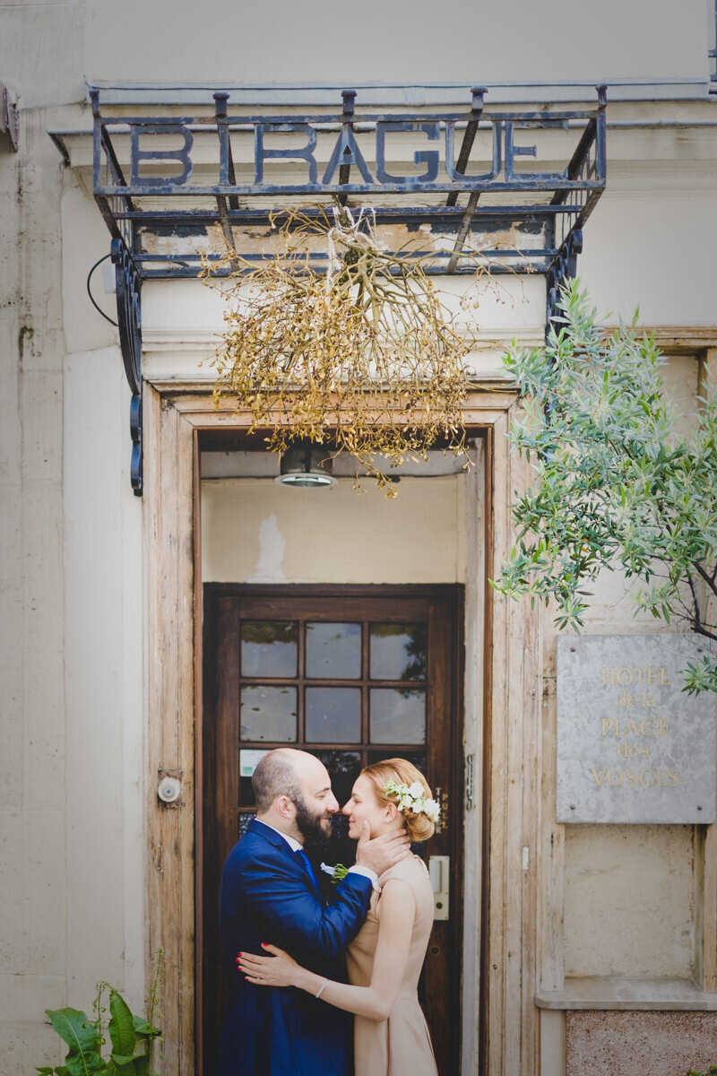 Mariage place des vosges Paris