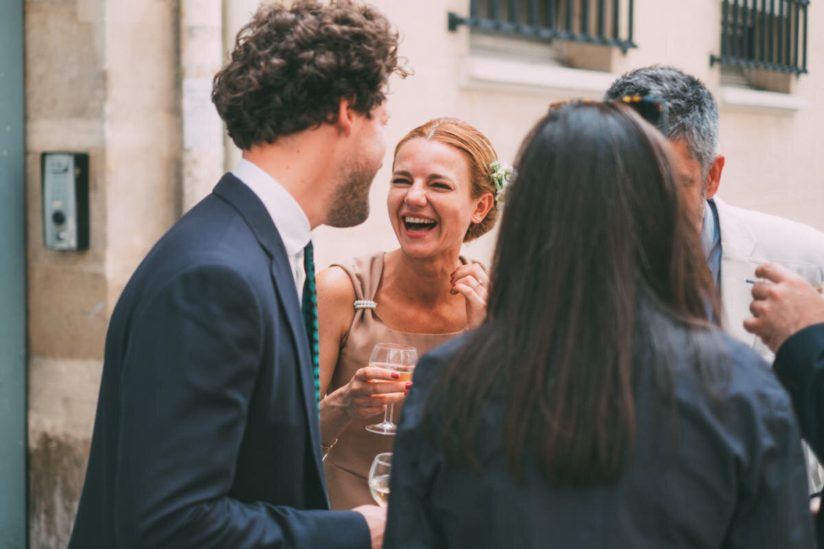 Fête mariage café Paris