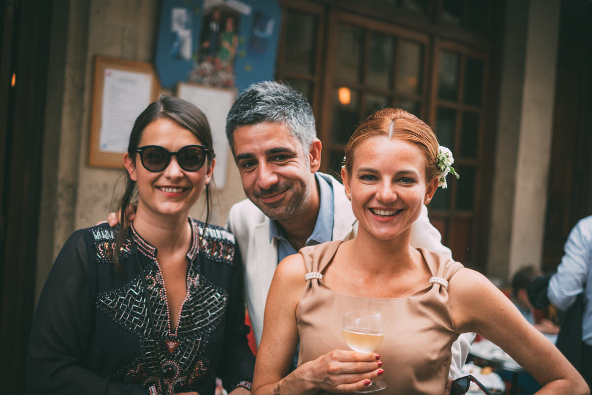 Fête mariage café Paris