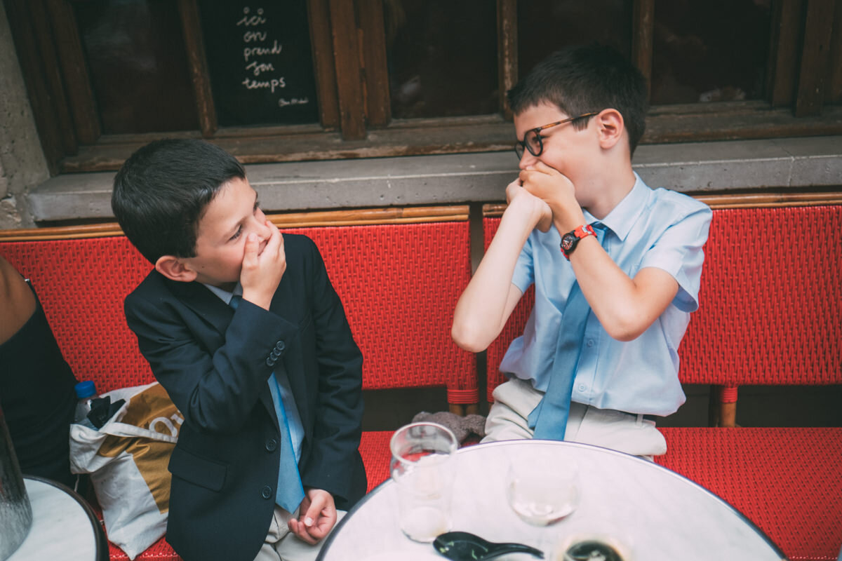 Fête mariage café Paris