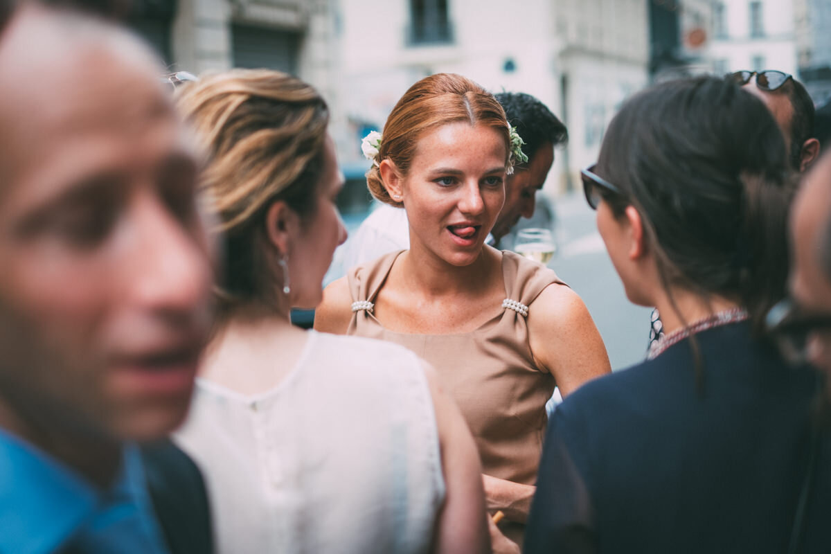 Fête mariage café Paris