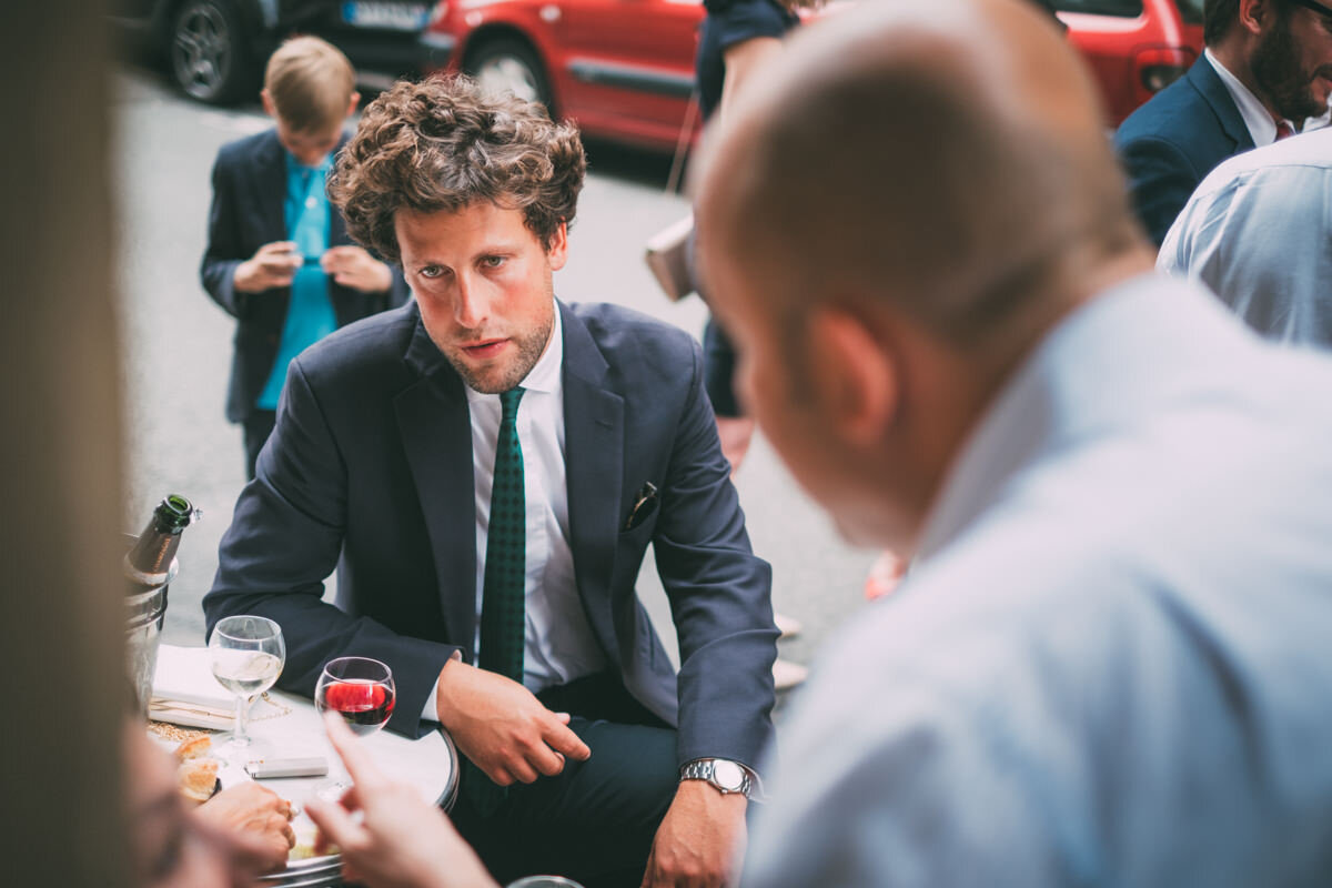 Fête mariage café Paris