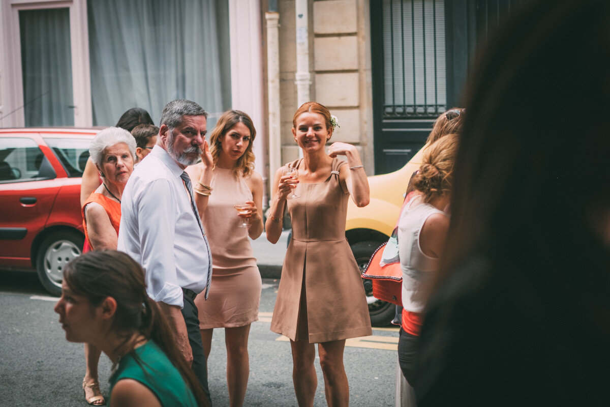 Fête mariage café Paris