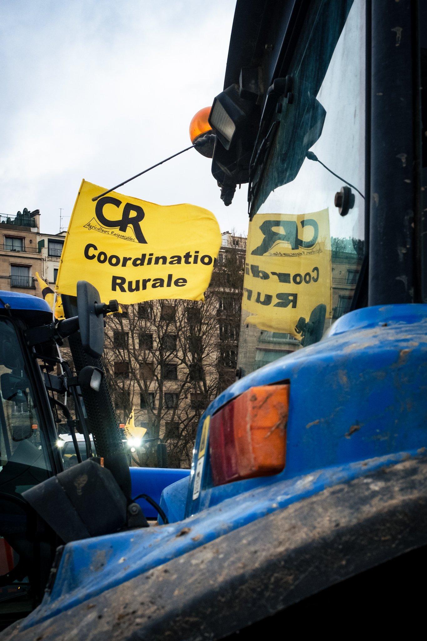 Manifestation des agriculteurs Pont Mirabeau