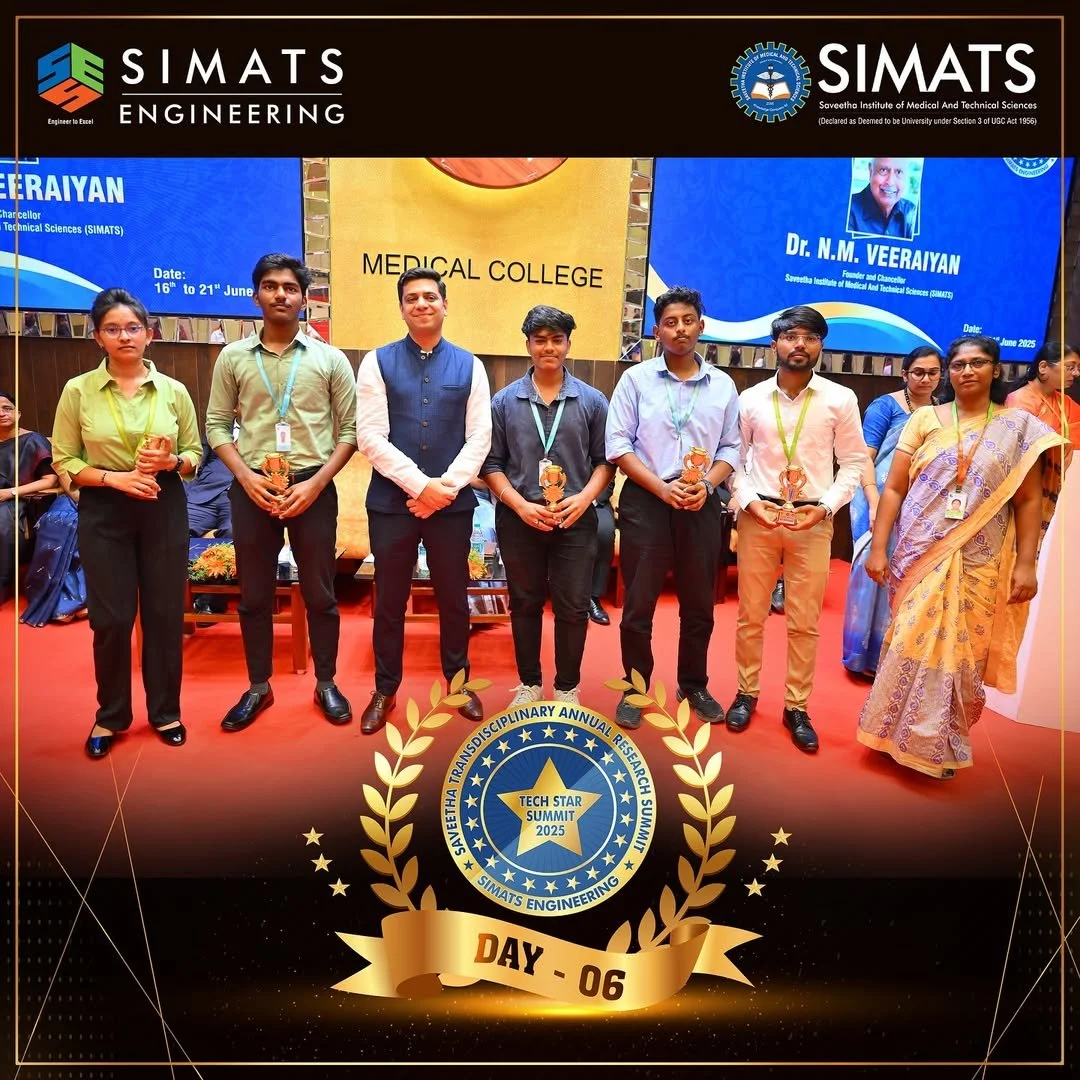 STAR Summit 2025 – Final Day Highlights and Award DistributionSIMATS Engineering, Saveetha Institute of Medical and Technical SciencesThe Valedictory Ceremony of the 7th STAR Summit 2025 witnessed the c (4).jpg