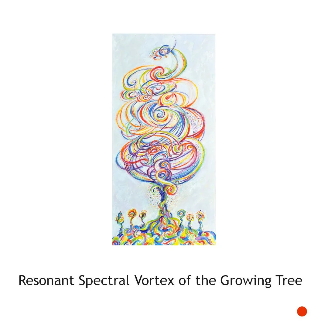 Resonant Spectral Vortex of the Growing Tree 