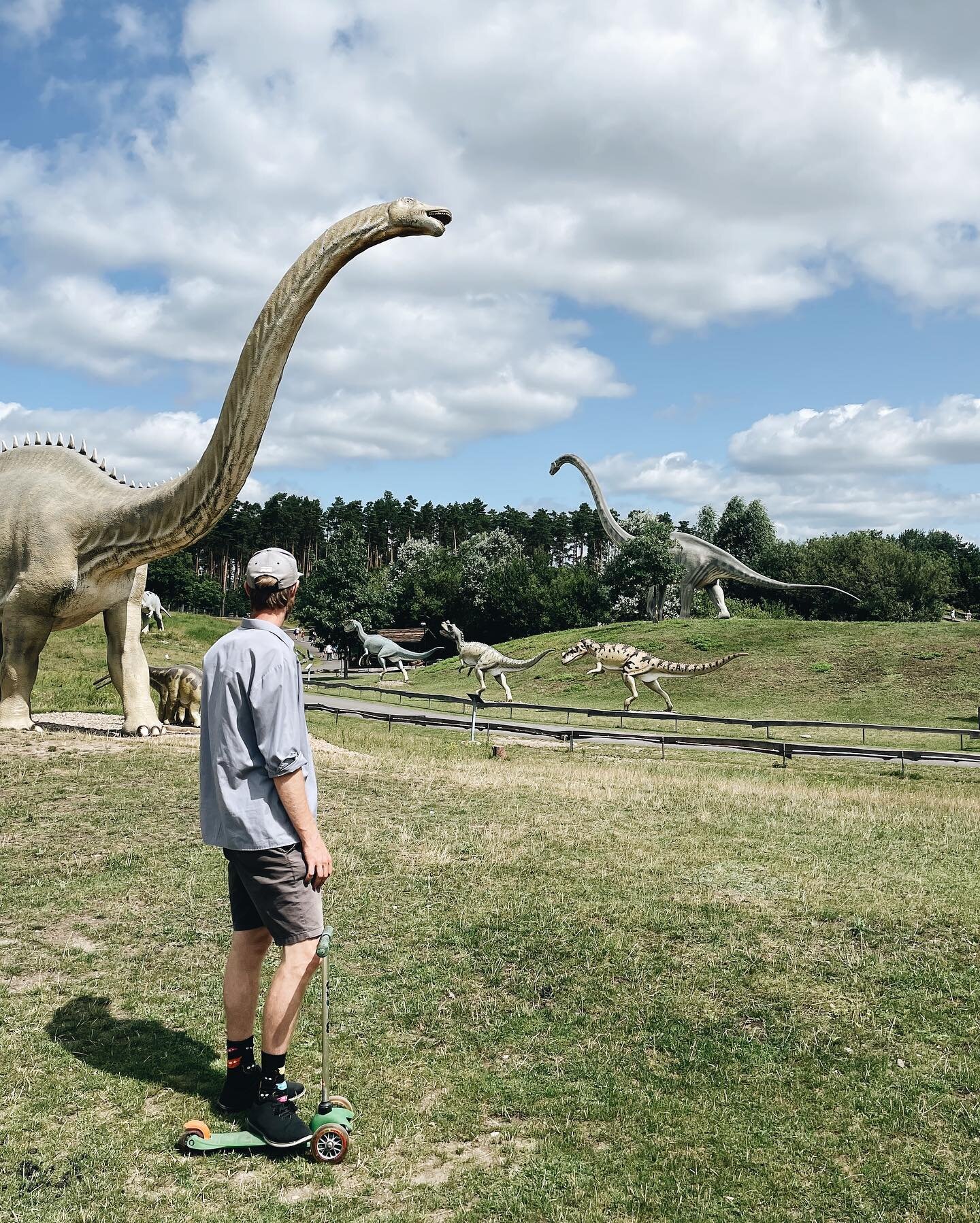 Die Dinos sind los 🦖🦕 F&uuml;r unsere holl&auml;ndischen G&auml;ste und ihre kleinen Kids h&auml;tten wir heute kein sch&ouml;neres Ausflugsziel w&auml;hlen k&ouml;nnen. Der Tierpark in Germendorf ist Freizeitpark, Zoo, Freibad und Dinosaurier-Park