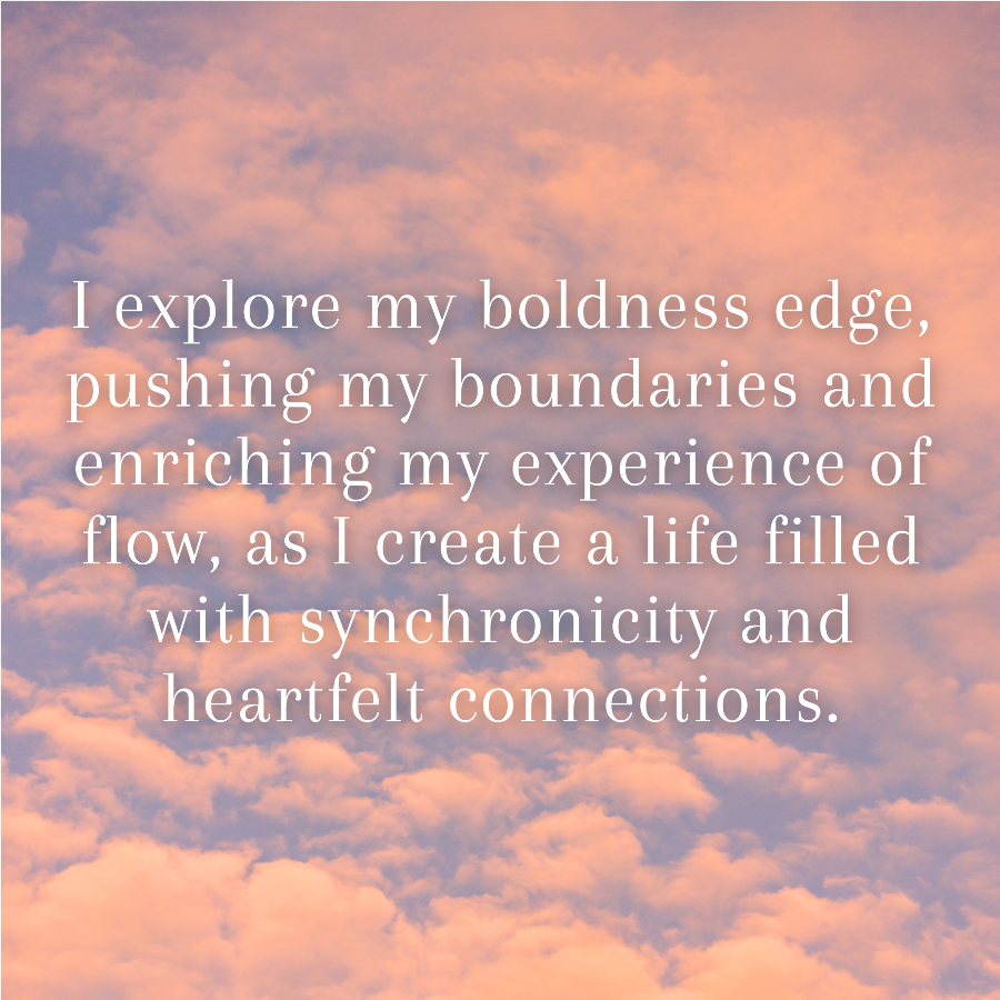 Experience synchronicities with boldness