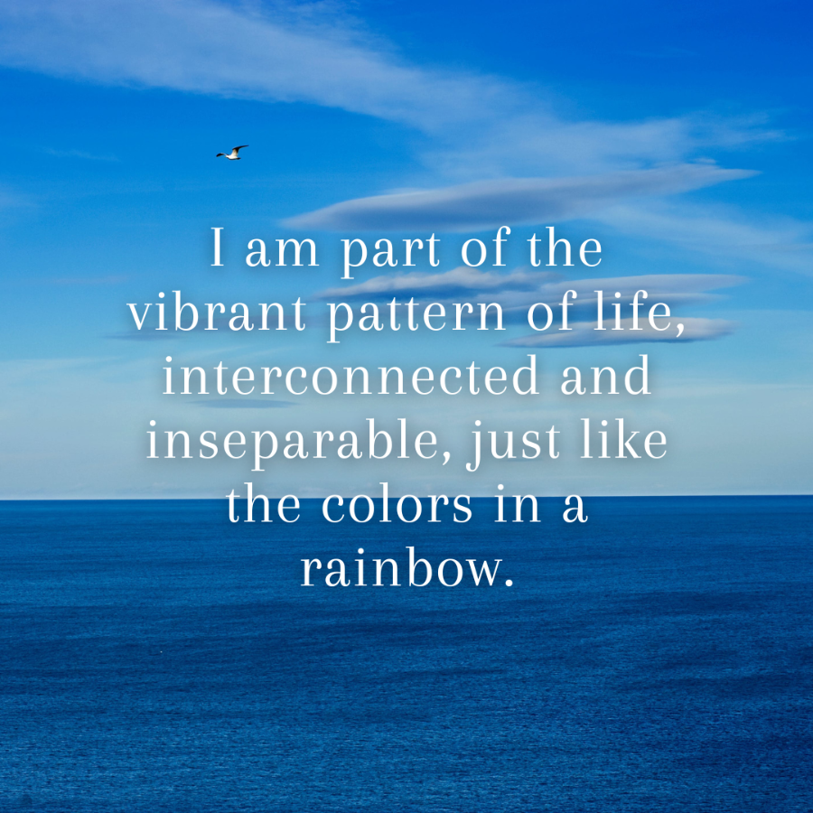 All the colors of the rainbow