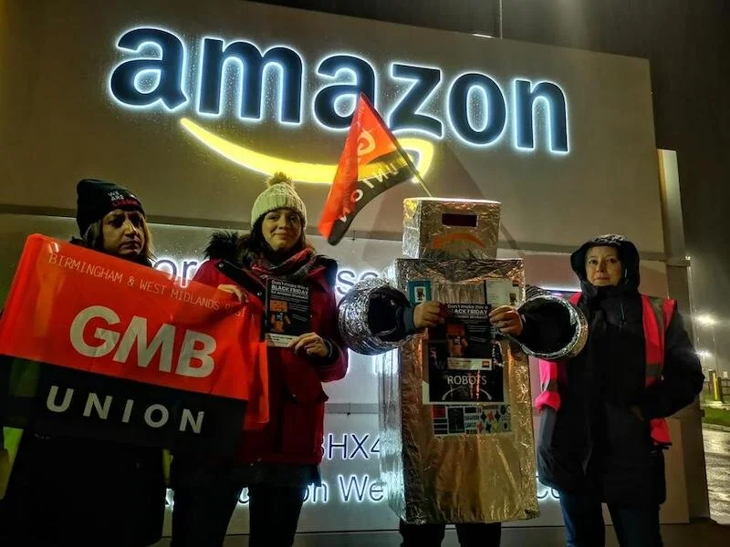 GMB and Amazon lock horns over warehouse workers