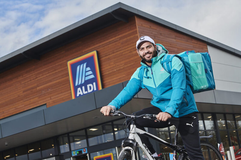 Aldi UK accelerates Deliveroo delivery trial
