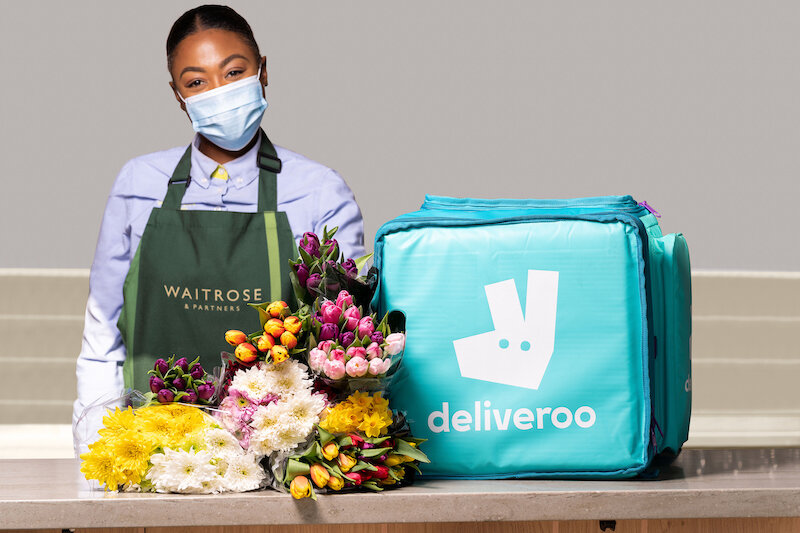 Waitrose works with Deliveroo for its grocery on-demand service