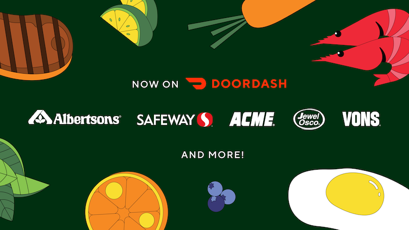 Albertsons and DoorDash announce on-demand grocery delivery tie up