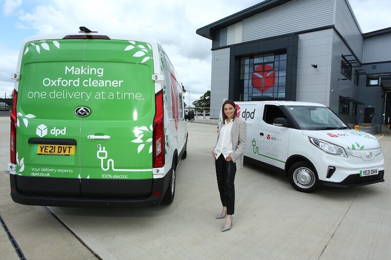 DPD names Oxford as its first all electric city