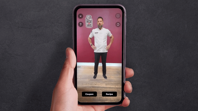 Nextech AR and Bothwell Cheese launch human hologram smart packaging experience