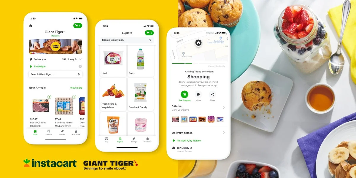 Giant Tiger and Instacart launch same-day delivery across Canada