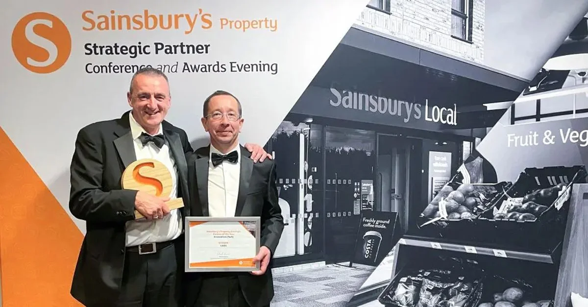 Retail space firm CADS win Sainsbury’s Innovation in Technology award