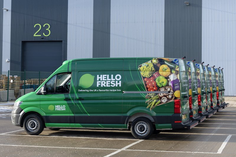 HelloFresh lays claim to being first UK recipe box provider to trial its own delivery fleet