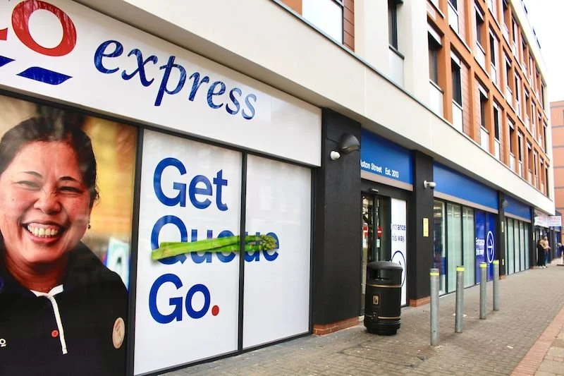 Tesco leaves London and switches on GetGo Aston University Express checkout free store in Birmingham