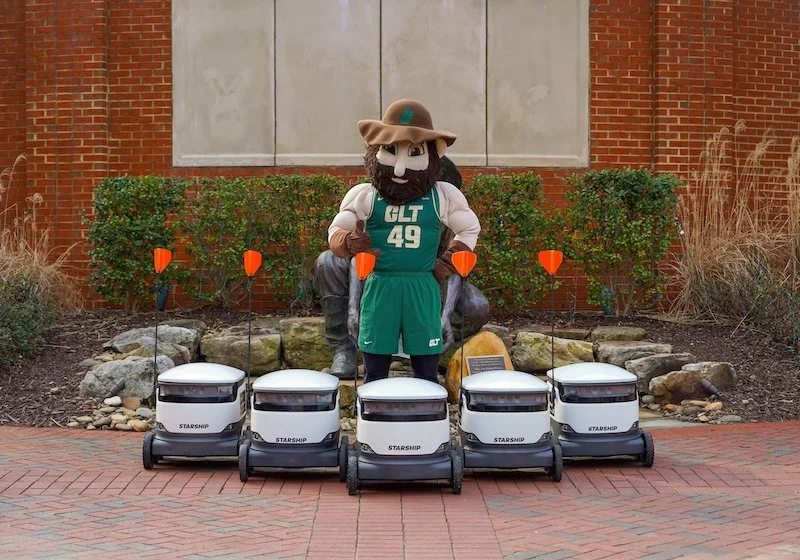 Starship Technologies robot delivery service goes live at The University of North Carolina at Charlotte