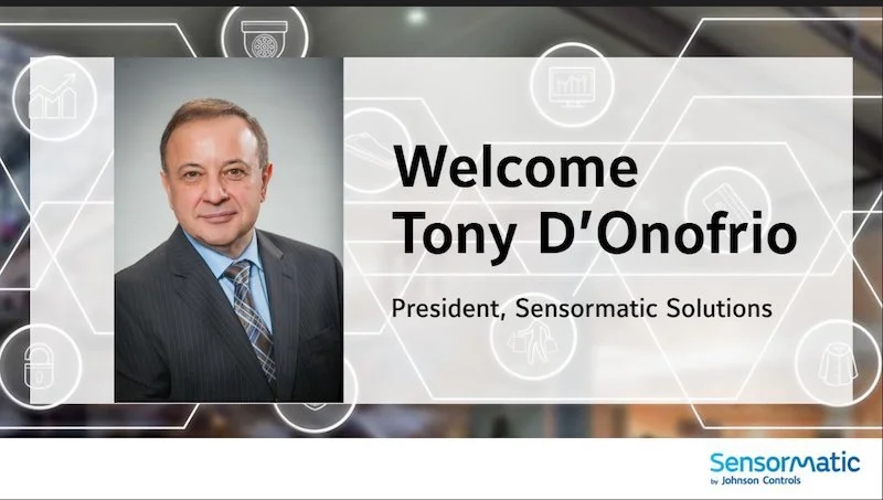“Our journey begins now”: Retail technology influencer Tony D’Onofrio returns to Sensormatic Solutions