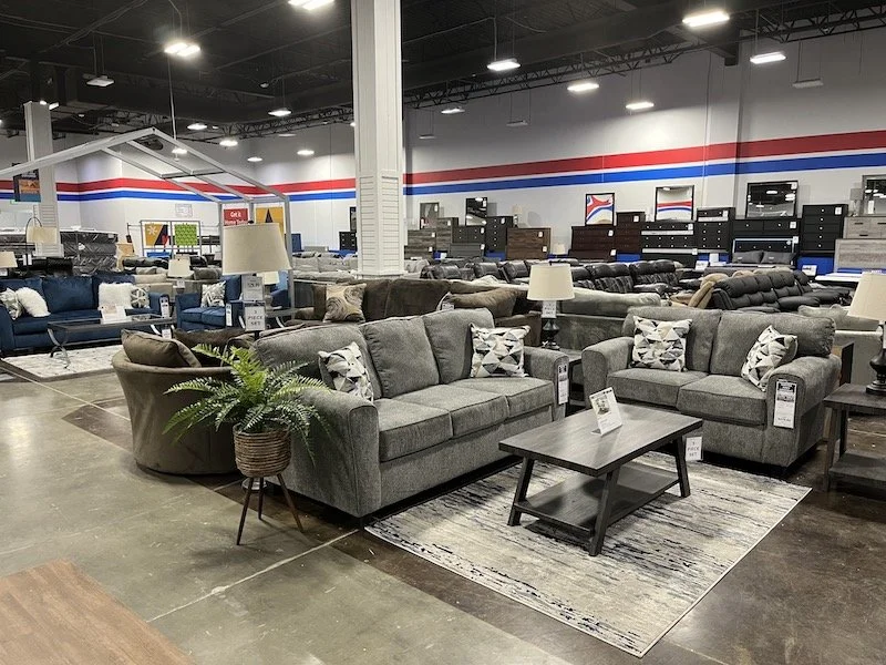 AR technology lets American Freight customers see how furniture looks in their homes before purchase