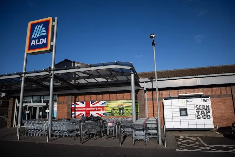 InPost partners with Aldi to trial parcel lockers outside a selection of the discount retailer’s UK stores