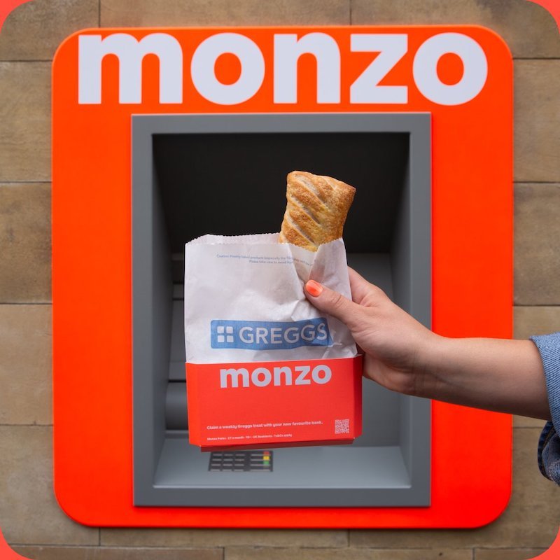 Greggs and Monzo team on sausage roll ATM in Newcastle: check out this week's coolest retail technology plays