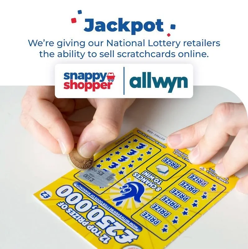 Snappy Shopper and Allwyn UK team up for UK National Lottery scratch cards online delivery first