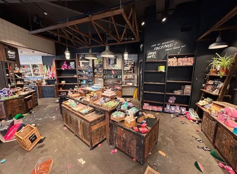 British cosmetics retailer Lush reopens Hull store after it is hit by ’shocking and heartbreaking’ racist rioting