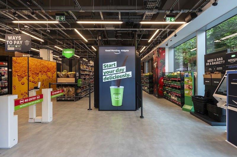 Another week another revamped store launch as Amazon Fresh Aldgate gets new payment options and updated look