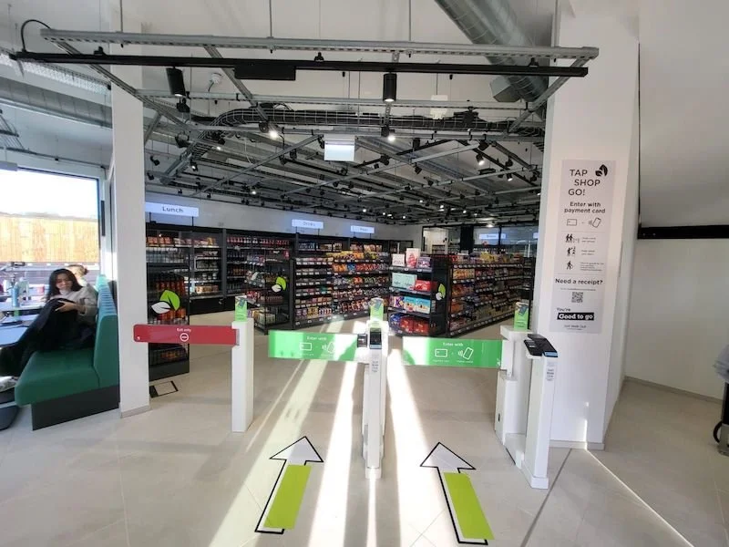 SimplyFresh SimplyLocal open Amazon JWO tech powered GRIDSERVE electric forecourt Little Fresh store 