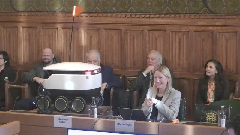 Delivery robots hit UK Parliament as Starship Technologies urges regulatory innovation
