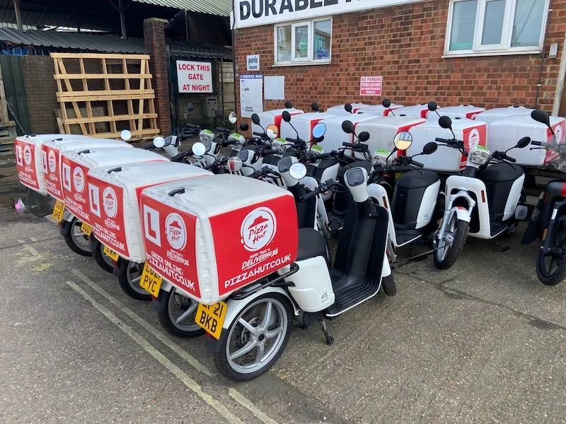 Pizza Hut UK deploys Otto Scooter e-mopeds to make London deliveries more eco-friendly