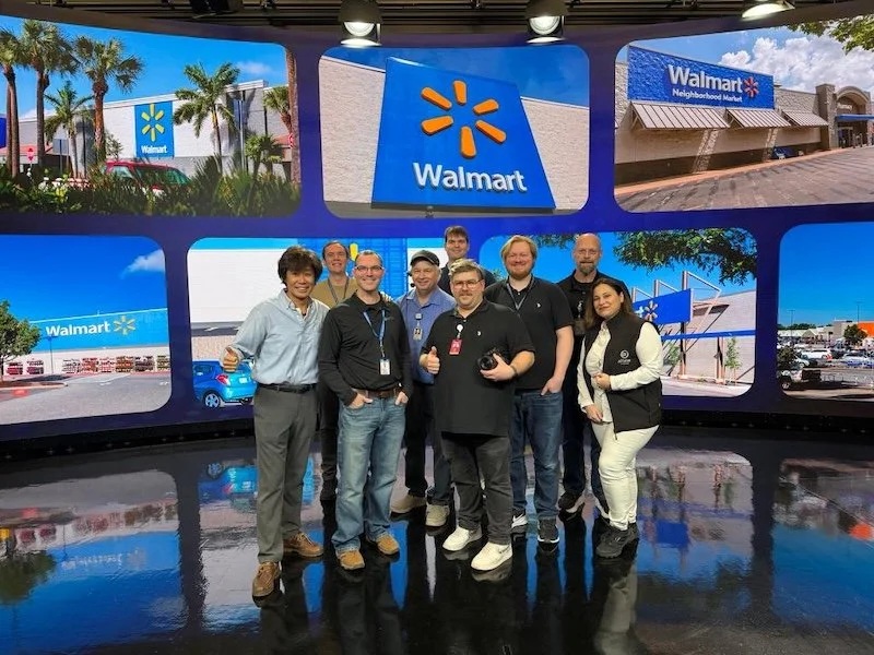 New Walmart TV Studio at Bentonville, Arkansas campus features curved LED wall from Alfalite