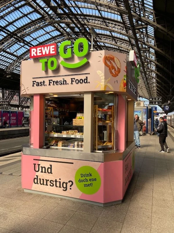 Focus on diversity and togetherness as another REWE To Go Gleisbox opens at Cologne Central Station