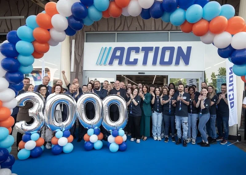 Discount retailer Action announces 3,000th store in Europe and 157th physical location in Italy