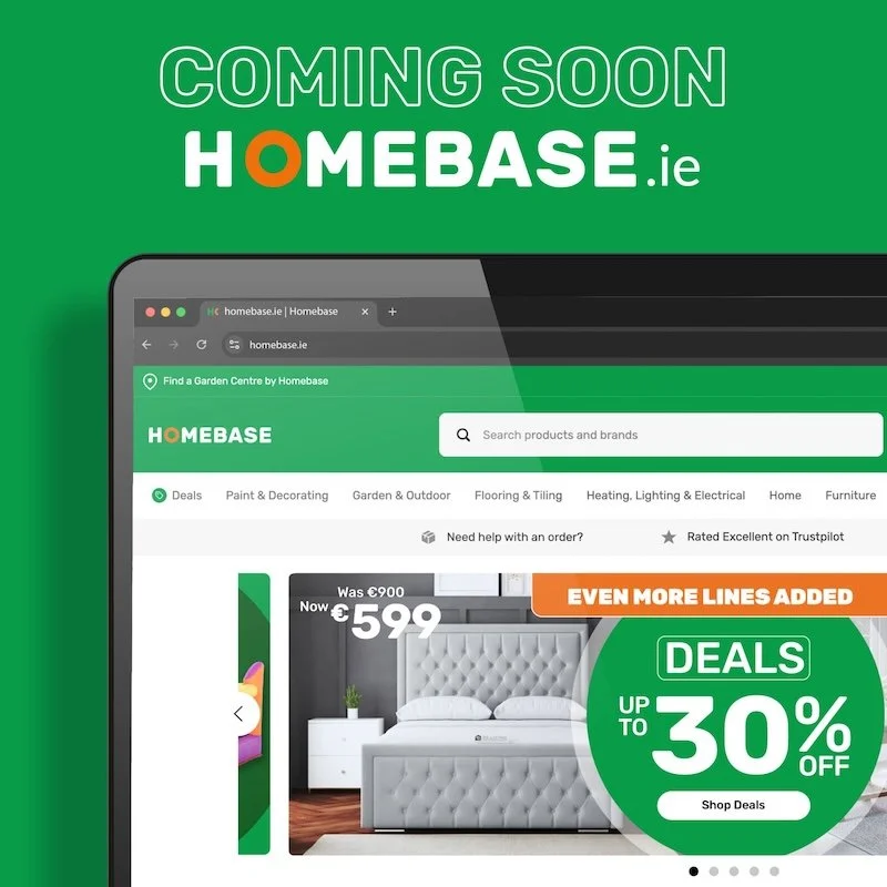 Home and garden retailer Homebase gears up to launch online shopping offering in Ireland