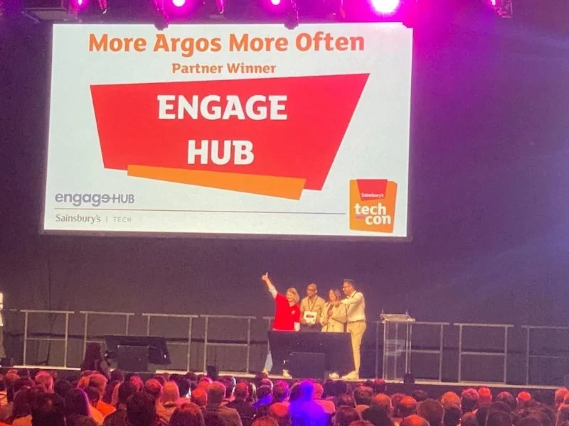 Engage Hub picks up More Argos More Often partner award at Sainsbury's Tech Con 2025 event
