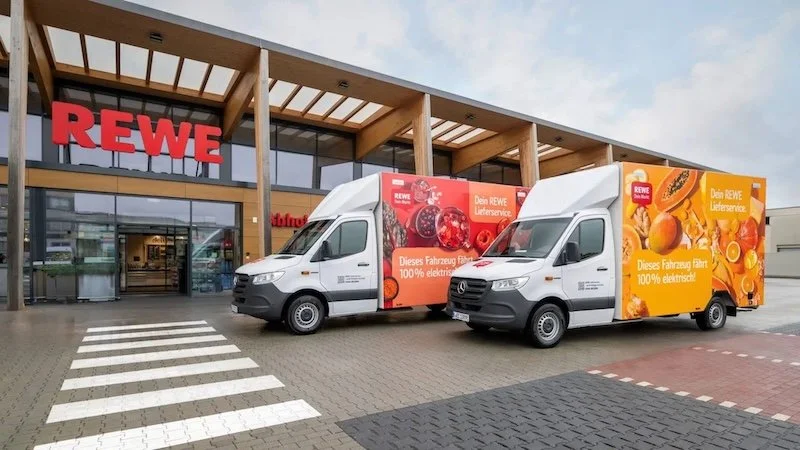REWE Group delivery service in Berlin enters electric age with launch of new Mercedes-Benz eSprinters