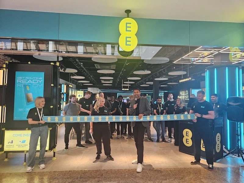 Mobile communications firm EE opens first Experience store in Yorkshire as it touches down in Sheffield
