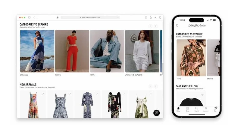 Saks Global launches hyper-personalised homepage as part of Saks Fifth Avenue online and mobile experience