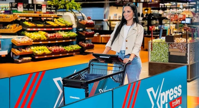 South Africa's Checkers tests out Xpress Trolley with built in scanner and automated checkout