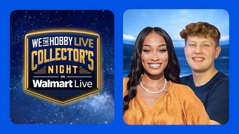 Collector's Night launches on Walmart Live today in TalkShopLive WeTheHobby tie up