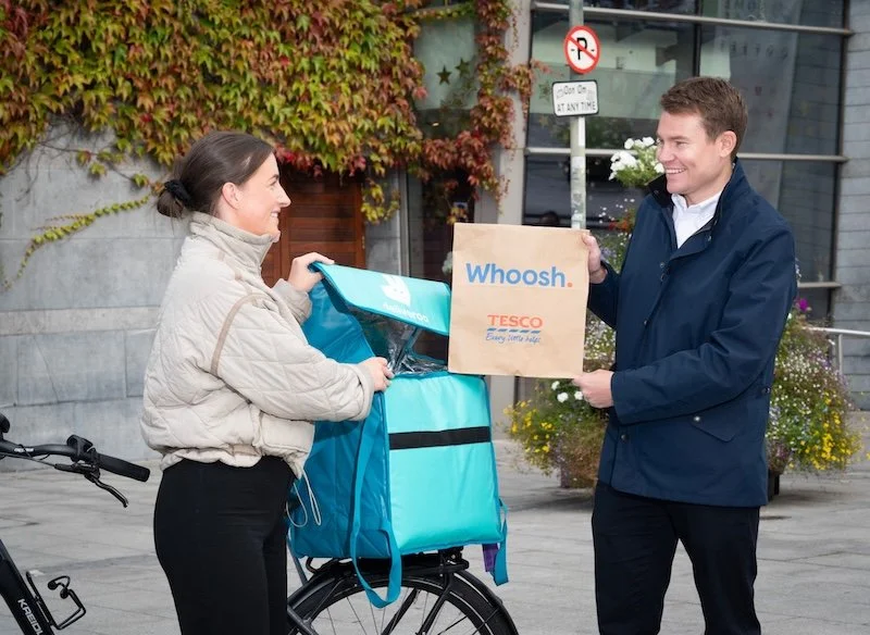 Dublin expansion as Tesco Whoosh ramps up roll-out of rapid grocery delivery service in Ireland following pilot