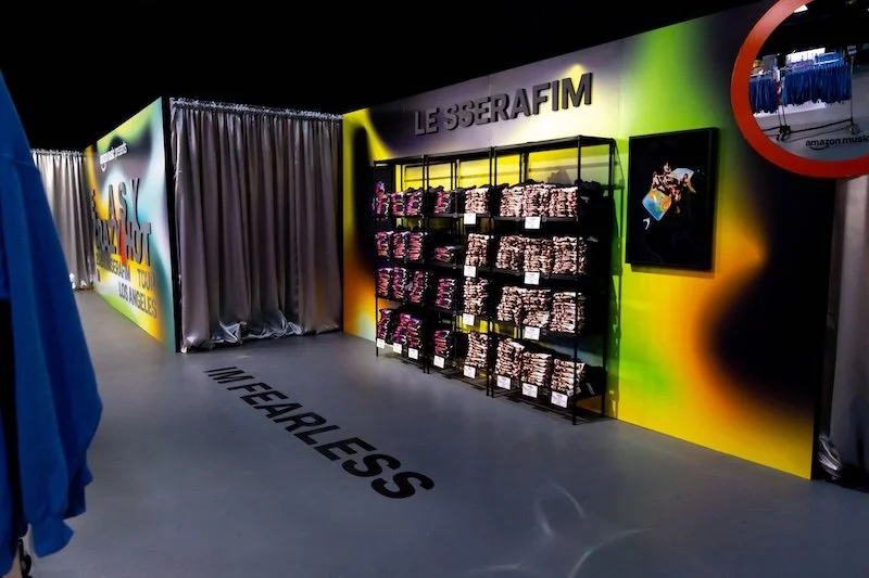 Le Sserafim fans grab merchandise and go via Amazon Just Walk Out technology powered pop-up